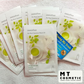 [Loại 1] Mặt Nạ Giấy Trà Xanh innisfree - My Real Squeeze Mask EX - 20ml