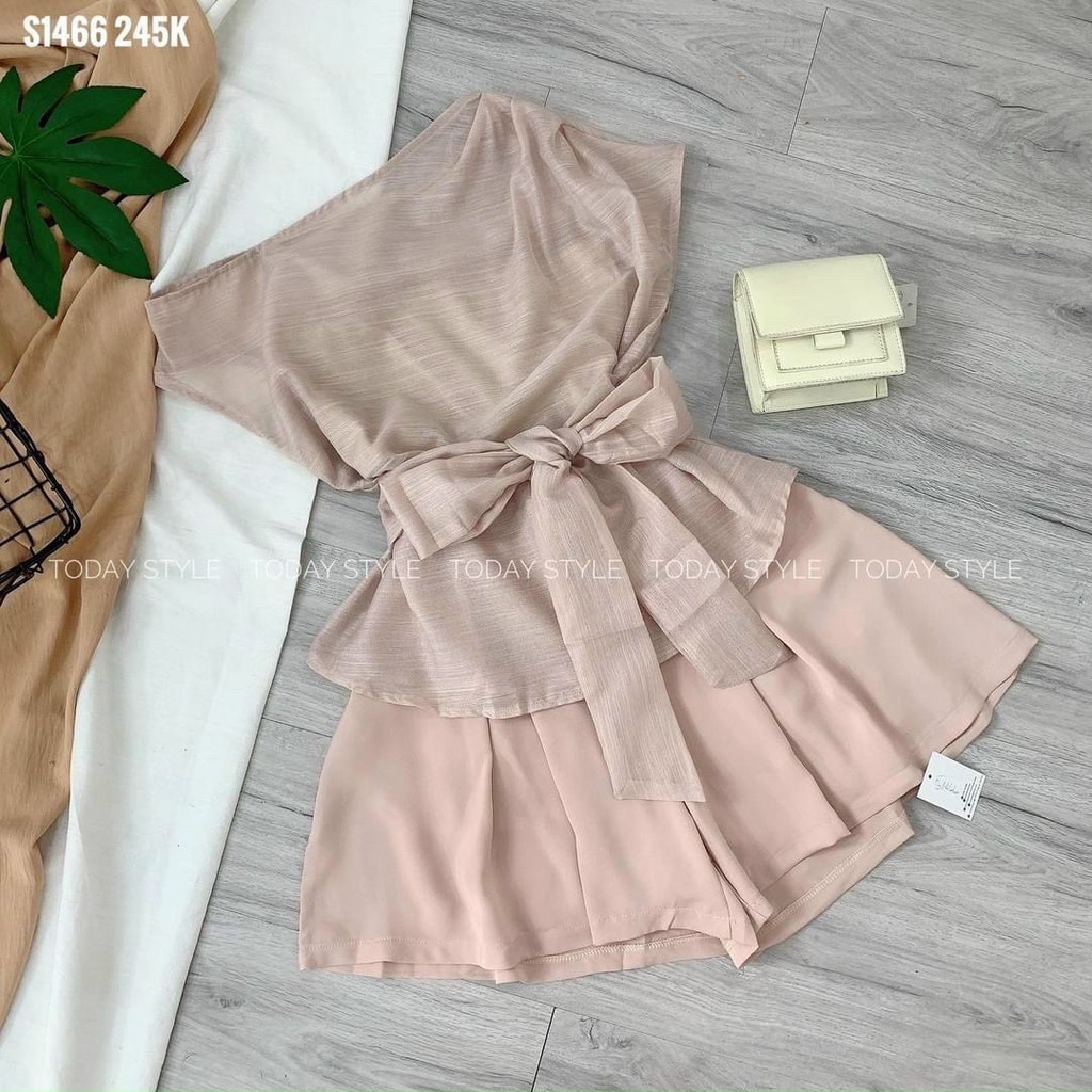Set tơ lệch vai hàng siêu đẹp siêu xinh