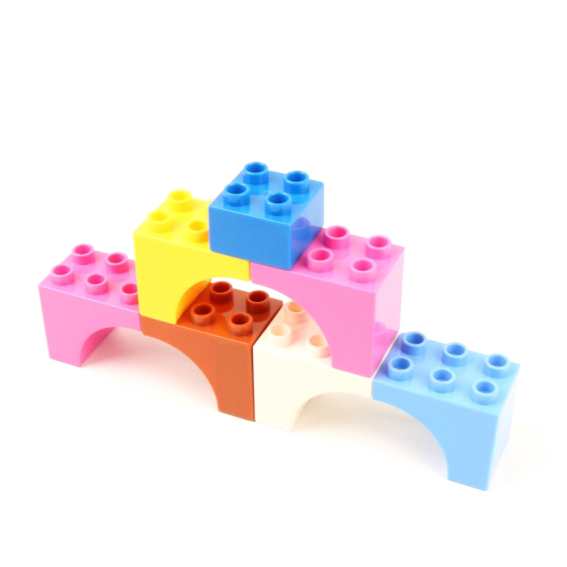 6PCS Bộ đồ chơi ghép hình bằng nhựa sáng tạo cho trẻ em