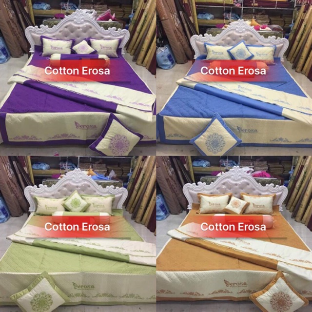 COTTON 100% EROSA TRẦN BÔNG 3 LỚP