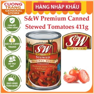 Cà chua cắt S&W Premium Canned Stewed Tomatoes 411g