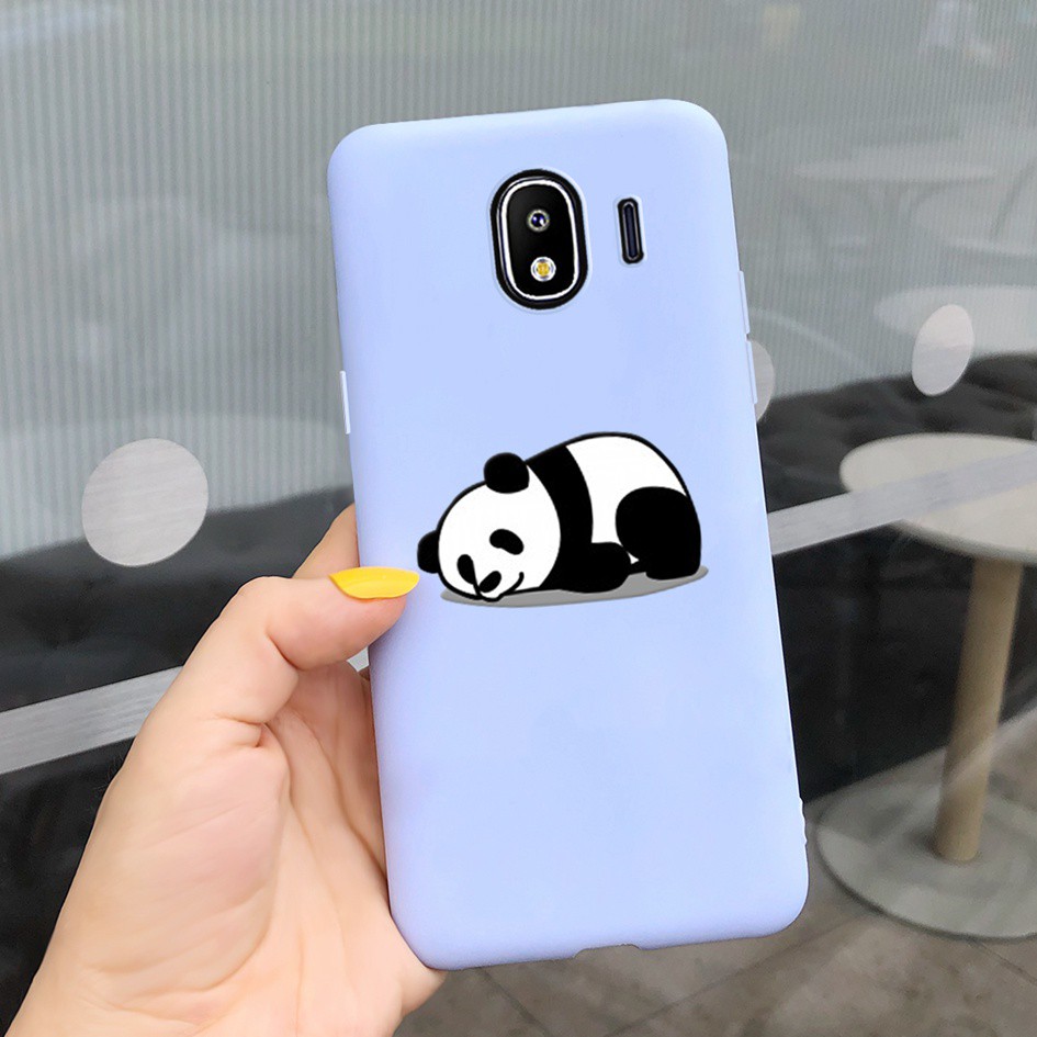 Ốp điện thoại silicone mềm in hình trái tim cho Samsung Galaxy J4 2018 J400 SM-J400F 5.5 inch