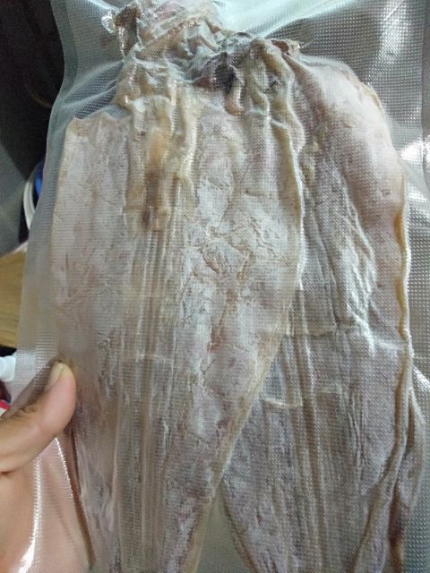 2 con mực khô Hải Hậu loại to dày ngon