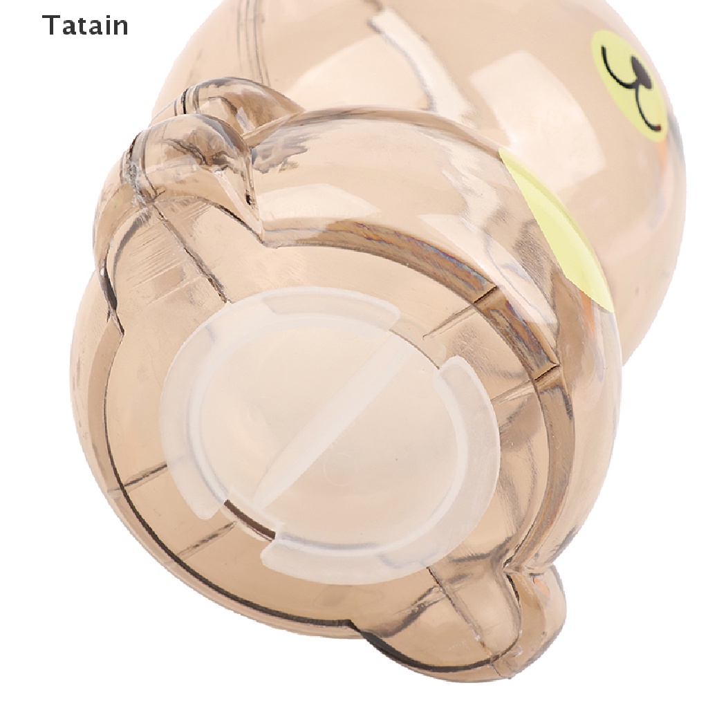 Hộp đựng tiền tiết kiệm hình gấu trong suốt đáng yêu cho bé