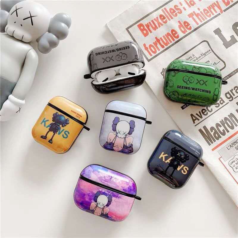 Hộp đựng airpods với hơn 20 hình hoạt hình 3D có móc silicone bảo vệ tại nghe Bluetooth | BigBuy360 - bigbuy360.vn