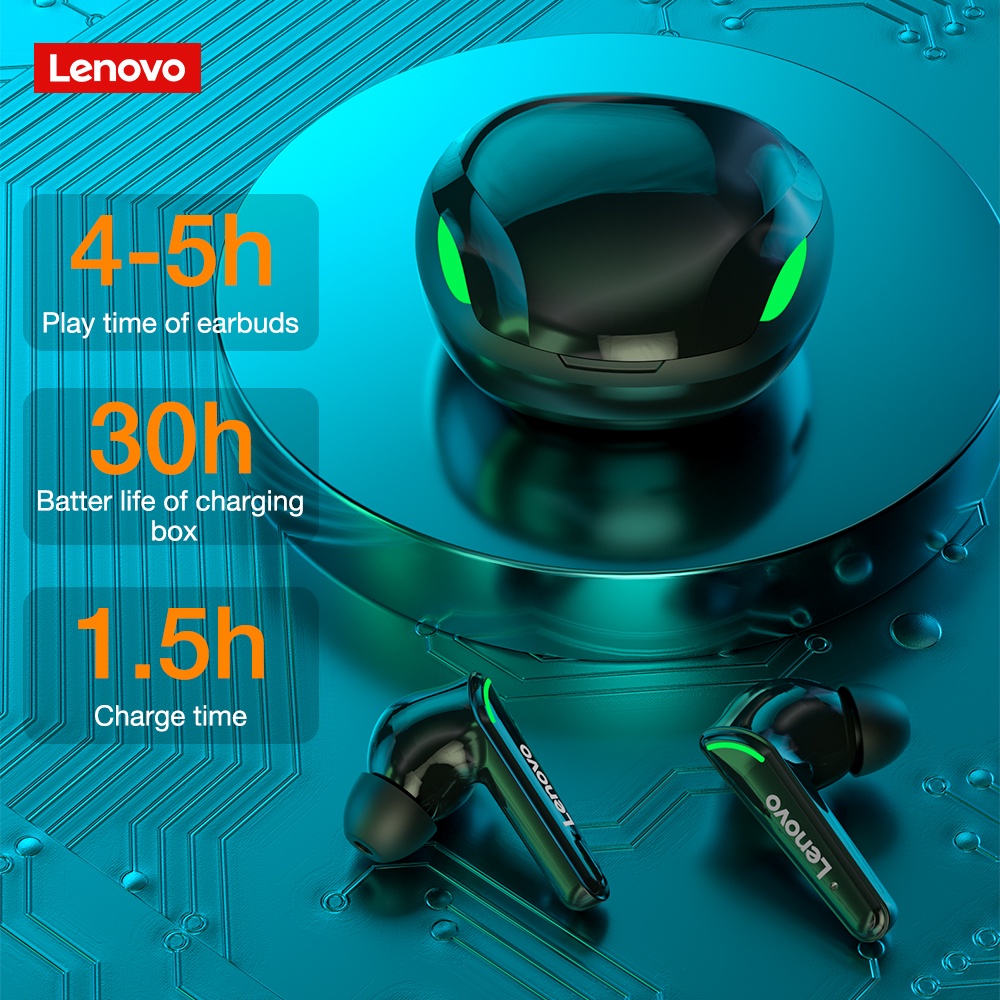 Tai nghe chơi game LENOVO XT92 TWS bluetooth 5.1 không dây kèm micro 3d chất lượng cao
