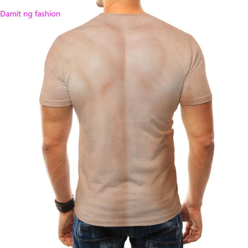 Áo Thun Cơ Bắp Giả Hóa Trang Cơ Bắp Nam Cá Tính