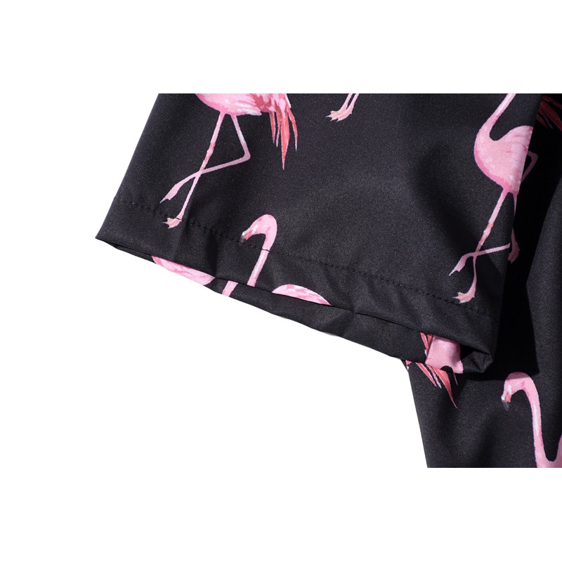 Áo Sơ Mi Nam Ngắn Tay In Họa Tiết Chim Hạc 2020 | BigBuy360 - bigbuy360.vn