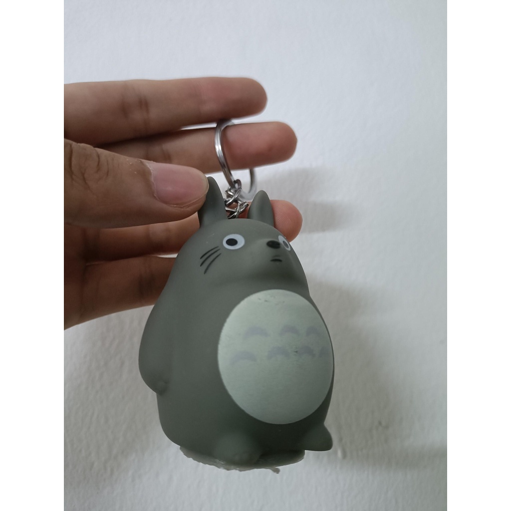 Móc Khóa Totoro Ghibli Dễ Thương, Bóp Kêu Tít Tít Nghe Vui Tai (4cmx7cm) VC