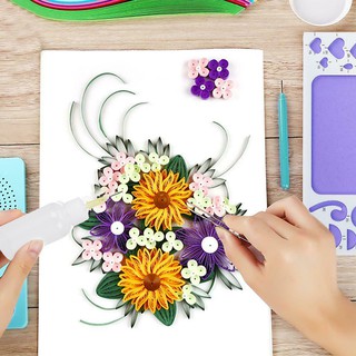 Bộ 9 Dụng Cụ Làm Tranh Giấy Quilling