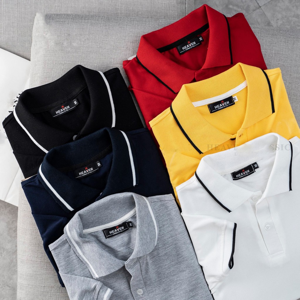 Áo polo nam chất vải thun cá sấu | BigBuy360 - bigbuy360.vn