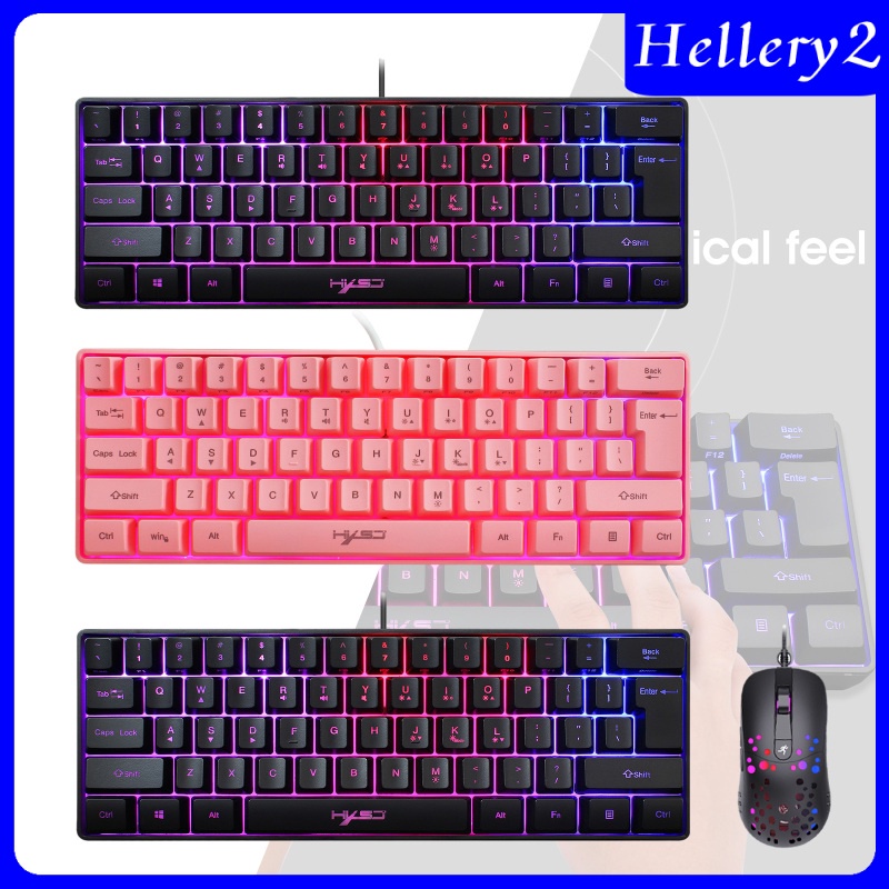 Bàn Phím Chơi Game Mini Có Dây Usb Màu Rgb Cho Laptop