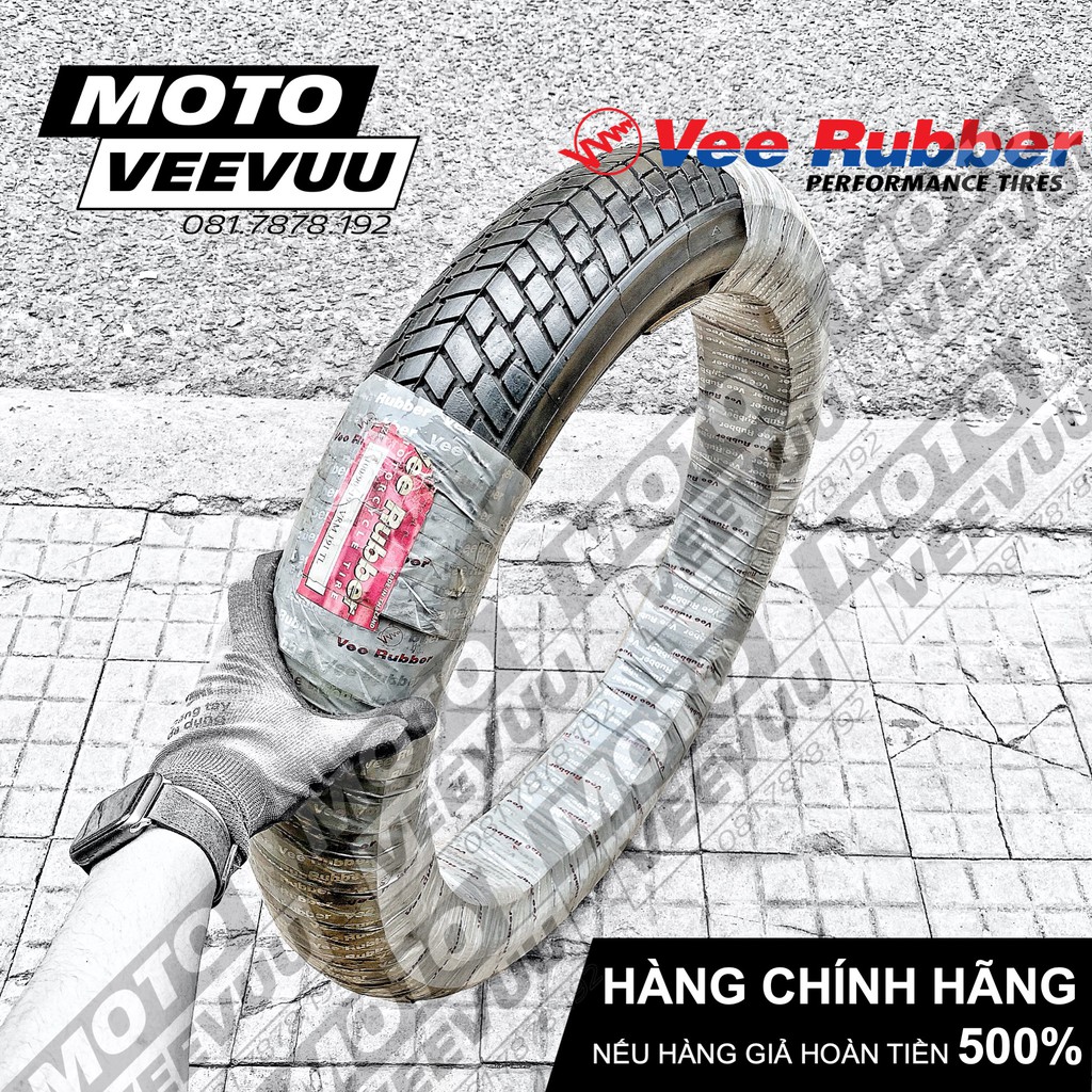 Lốp vỏ xe máy Vee Rubber 100/90-19 TL VRM191 (Lốp không ruột VeeRubber)