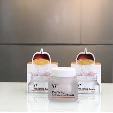 KEM DƯỠNG TRẮNG DA Và Tái Tạo Da Dr.Jart+ V7 Pink Toning Light Up 15ml (Dùng Thử)