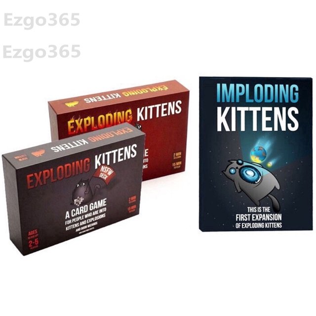 (READY STOCK) Imploding Kittens Exploding Kittens Streaking Kittens boardgame board game card