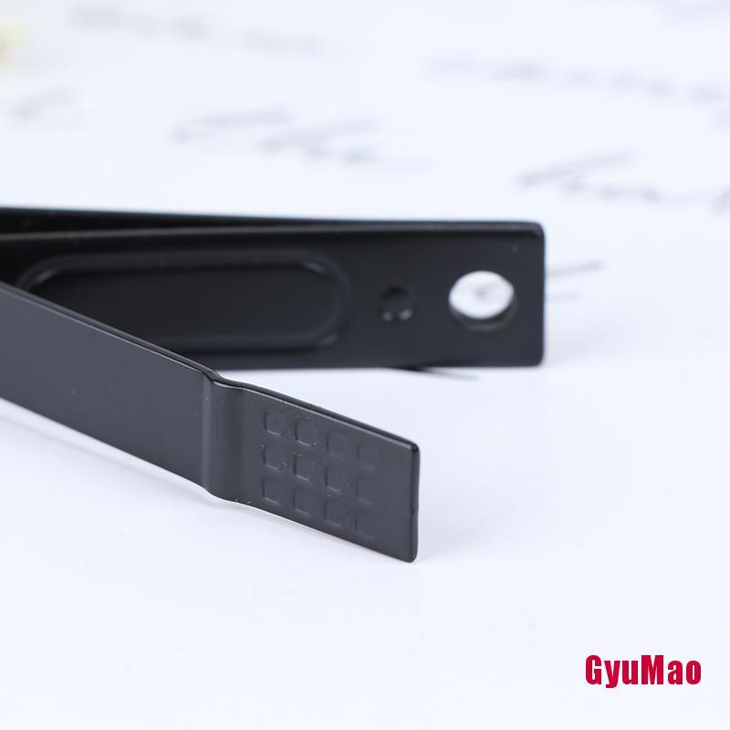 Dụng Cụ Bấm Móng Tay Bằng Thép Không Gỉ Màu Đen Chuyên Nghiệp