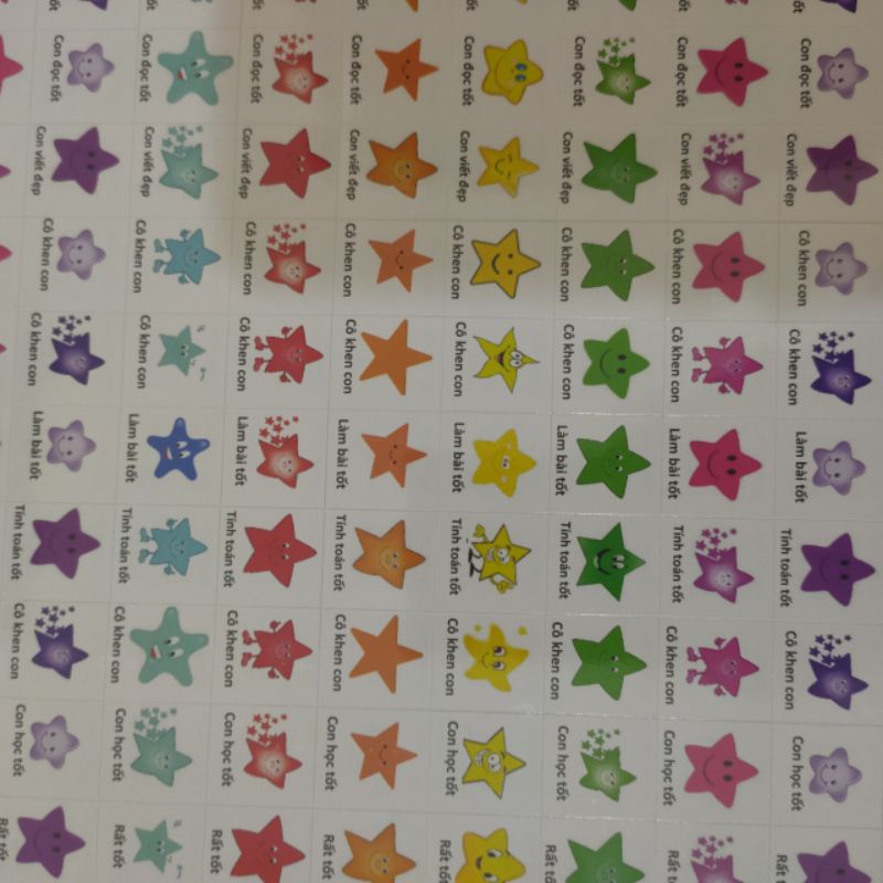 Stick khen học sinh