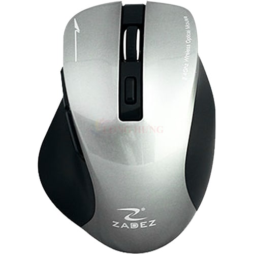 Chuột không dây Zadez M-353GY - Hàng chính hãng - Thiết kế cong thái học, DPI 800 - 1600, trọng lượng nhẹ