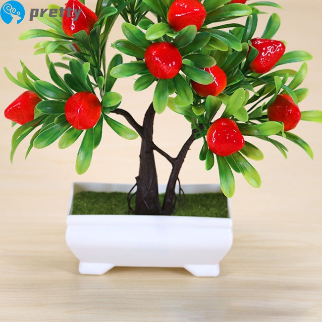 Chậu cây giả bằng xốp dùng trang trí phòng khách