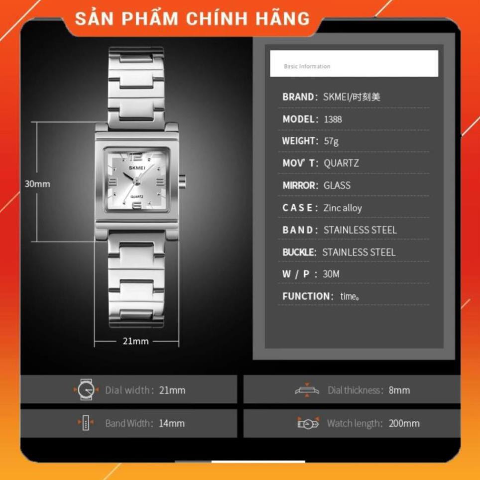 Hàng Cao Cấp -  Đồng hồ_nữ Skmei cho - Hàng Nhật bản - lỗi 1 đổi 1