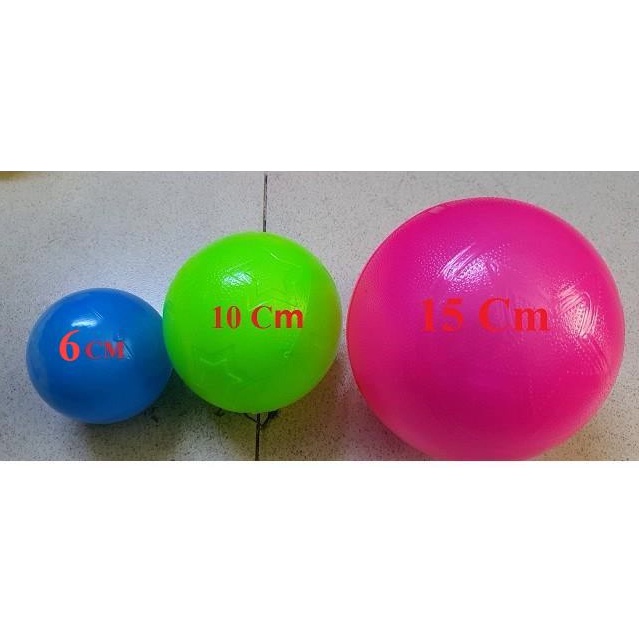 Combo bóng nhựa có 5 màu làm nhà banh khu vui chơi, lớp học mầm non
