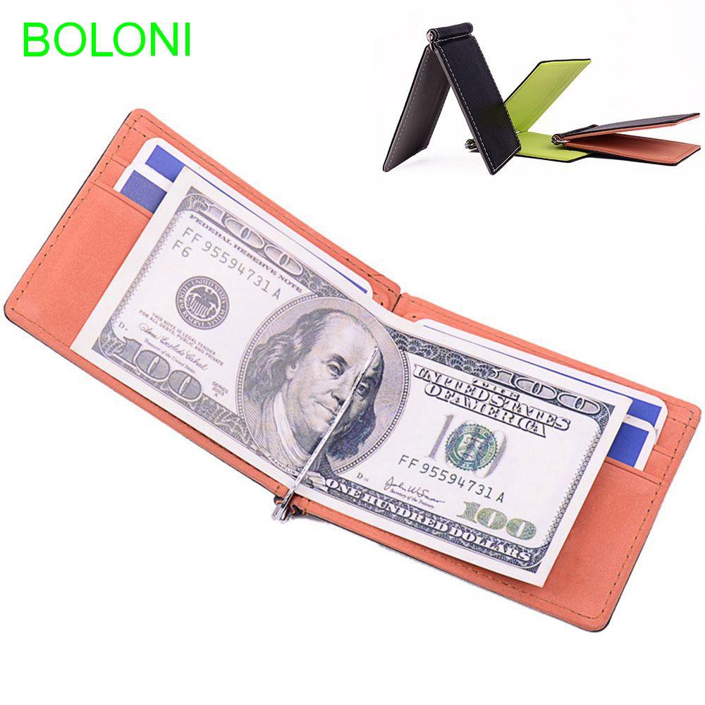 Fashion Gift Purse Wallet Money Clip Short Style Wallet Id Credit Card Holder