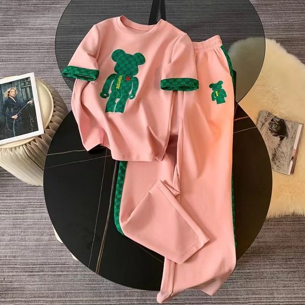 Set Đồ Thể Thao Quần Ống Rộng Phong Cách Châu Âu Thời Trang Mới