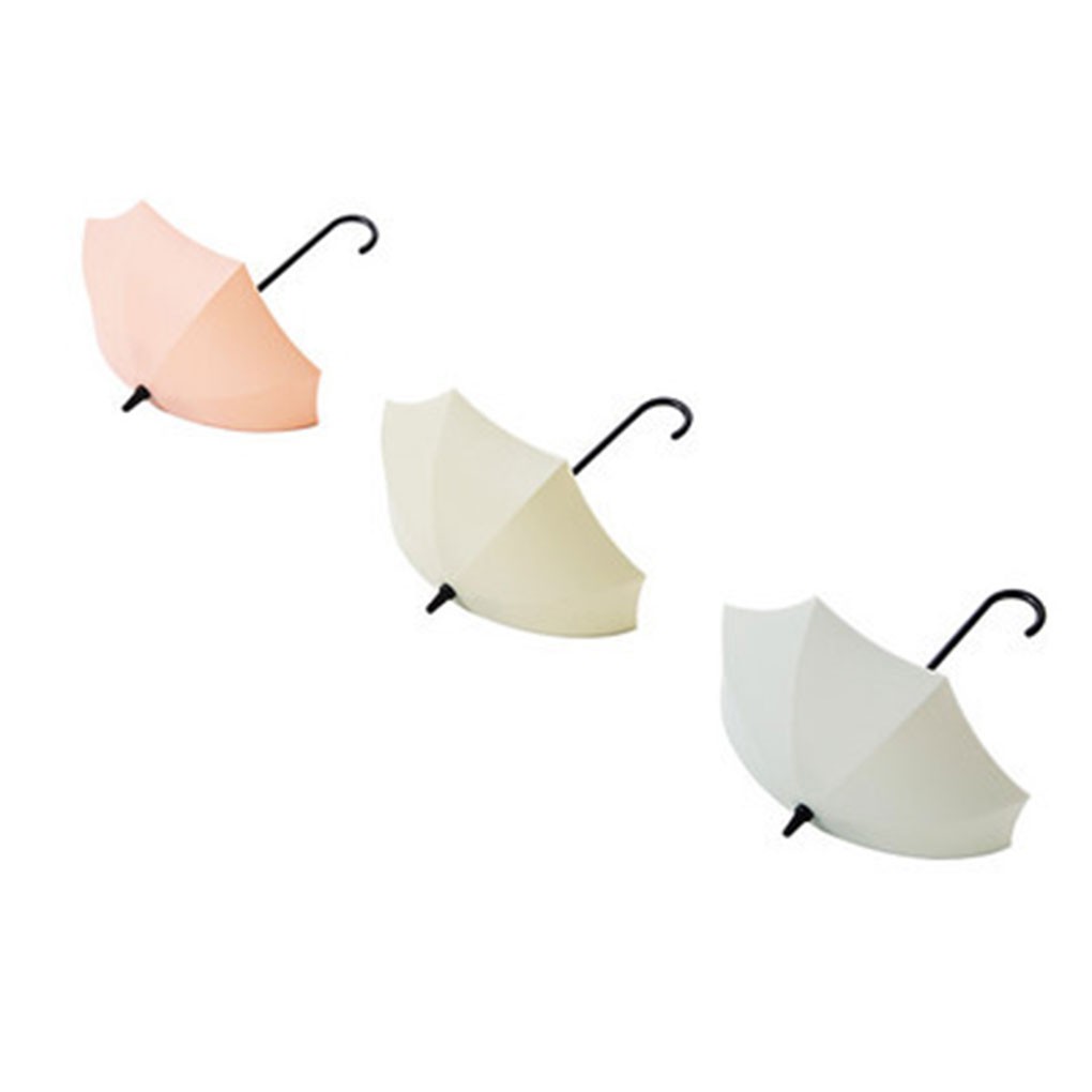 Set 3 móc gắn tường hình cây dù đơn giản sáng tạo