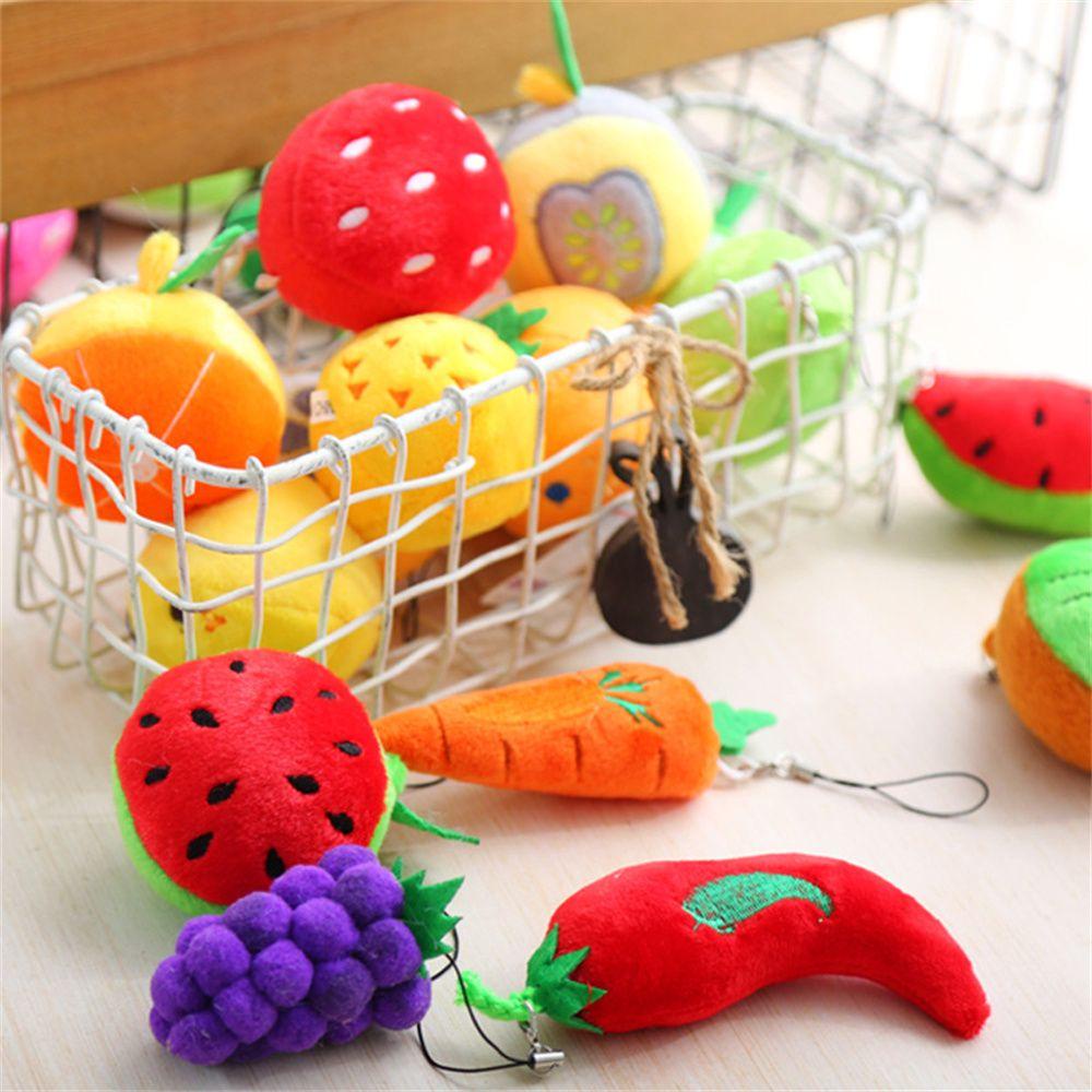 1 Móc Khóa Hình Trái Cây Nhồi Bông Dễ Thương