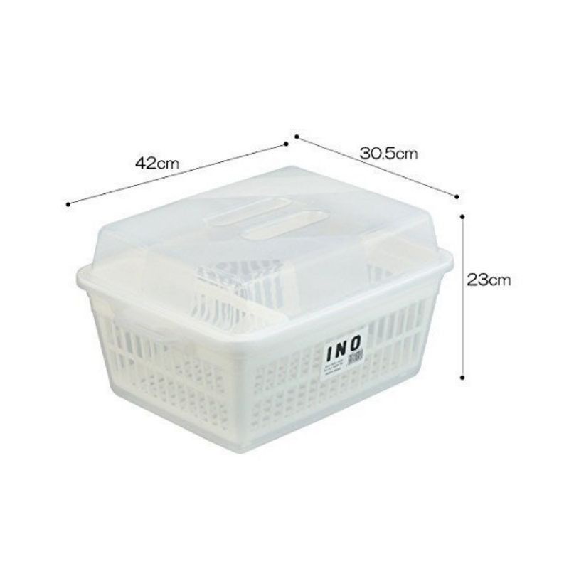 Gía úp bát INNOMATA Nhật Bản,giá úp đồ ăn dặm cho bé NPP Baby Tôm