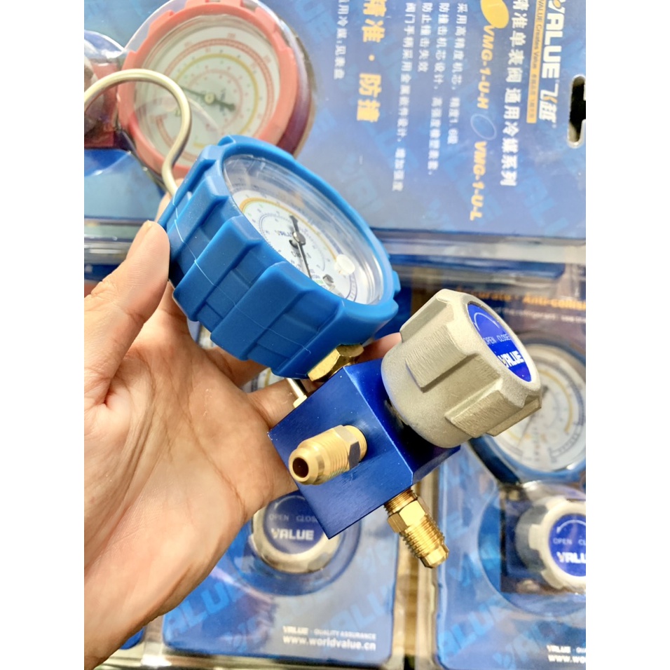 Đồng Hồ Nạp Gas Đơn VALUE ( RẺ VÔ ĐỊCH ,đồng hồ cao áp và thấp áp,Value là hãng được thợ tin dùng nhất