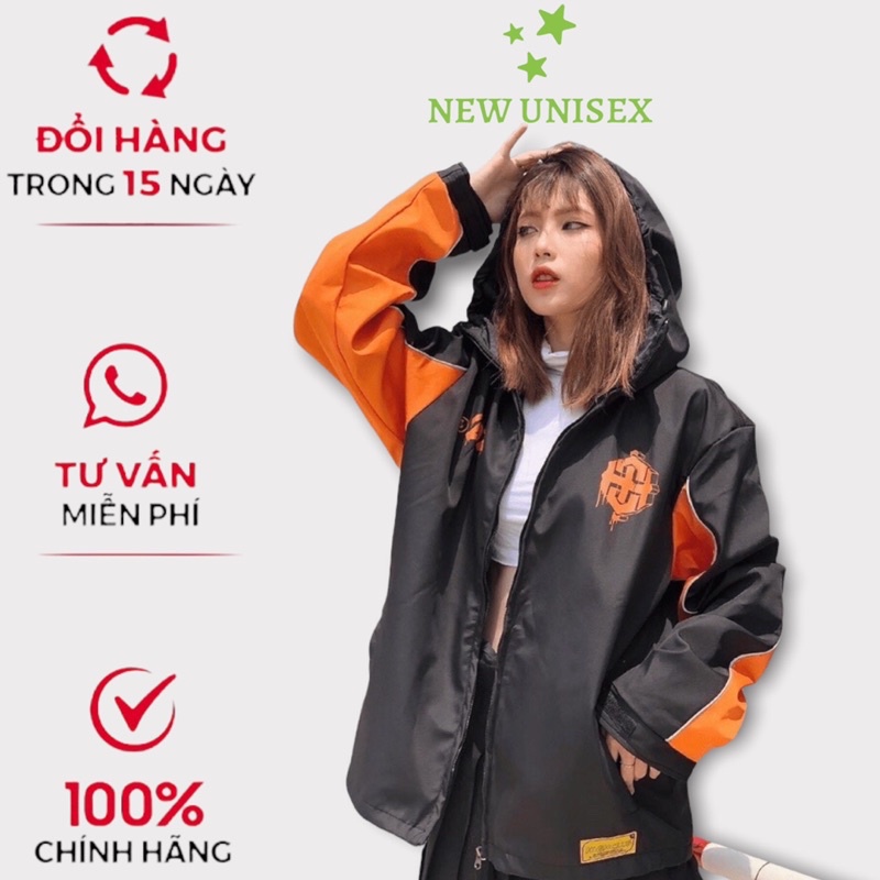 Áo Khoác Dù Nam Nữ 2 Lớp Mẫu Mới Hot Áo khoác chống nắng áo khoác dù 2 lớp phối chữ TP [NewUnisex]