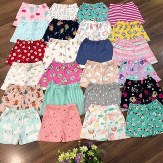Set 10 quần đùi chất bozip xuất dư cho bé trai bé gái