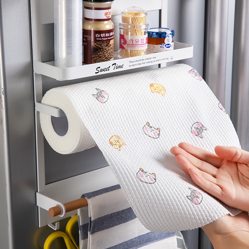 Cuộn Giấy Lau Nhà Bếp Đa Năng, Khăn Lau Bếp, Lau Tay Có Thể Giặt Tái Sử Dụng Được