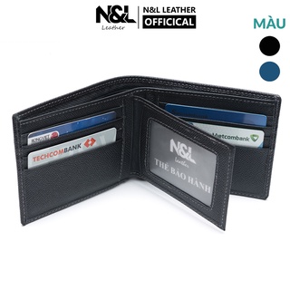 Ví nam da saffiano K102 cao cấp N&L Leather