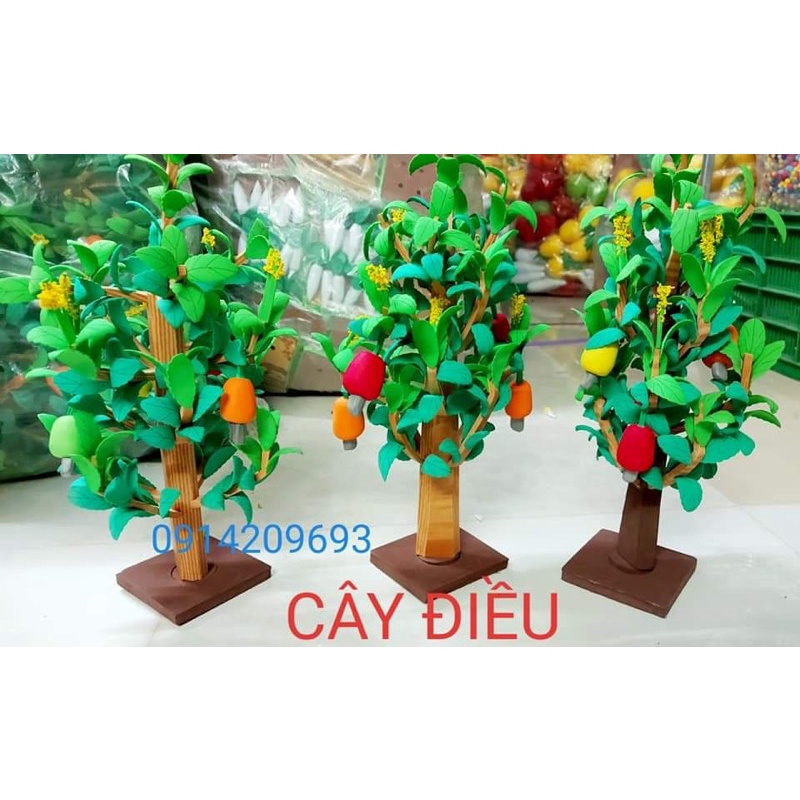 CÂY ĂN QUẢ - CÂY HOA XỐP - Đồ chơi mầm non