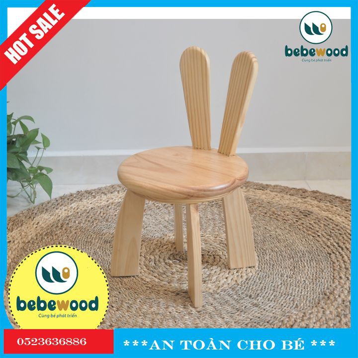 🌈🌈Ghế Tai Thỏ Rabit II - Bebewood
