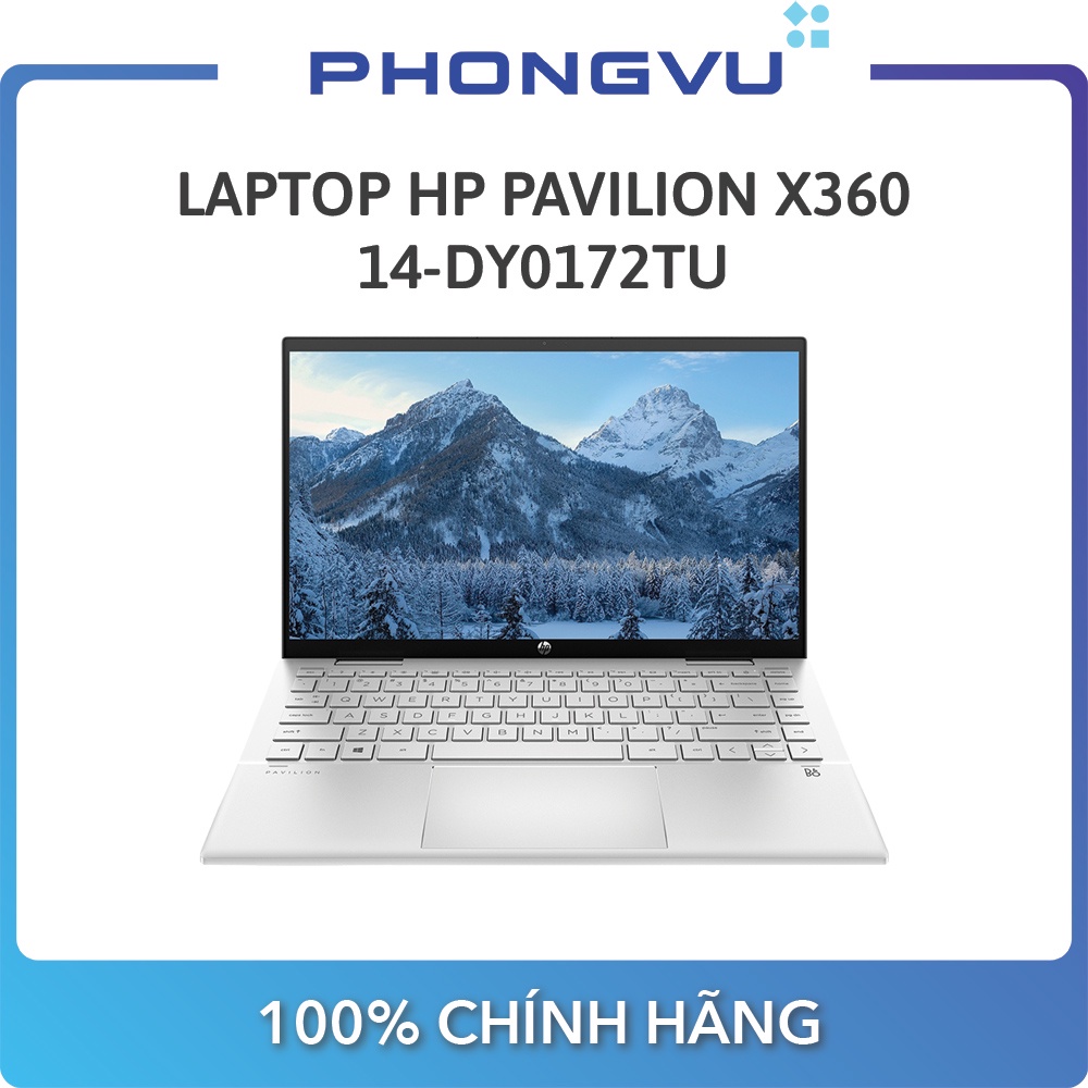 Laptop HP Pavilion X360 14-dy0172TU ( 14&quot; FHD/I3-1125G4/4GB/256GB SSD/Win 11 H SL) - Bảo hành 12 tháng