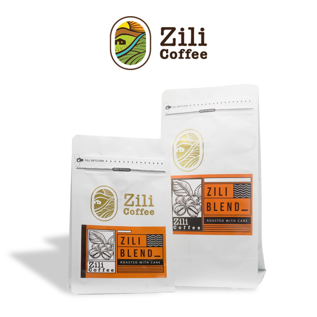 Cà phê nguyên chất  ZILI BLEND WHITE (A&R)  [Truyền thống ] Hương chocolate, vị cân bằng, hậu ngọt béo [Túi 500g] | BigBuy360 - bigbuy360.vn