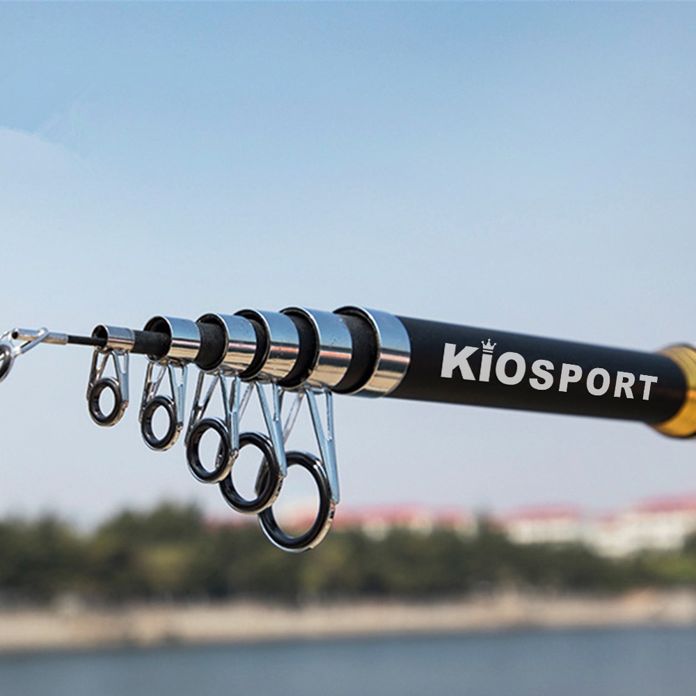 Cần câu cá Kiosport 5 lớp chắc chắn gắn máy câu chuyên dụng câu cá
