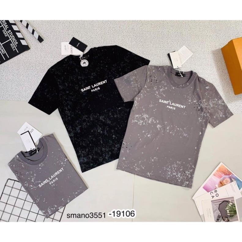 Áo Phông loang Saint Laurent Nam - Áo Thun Nam Đẹp