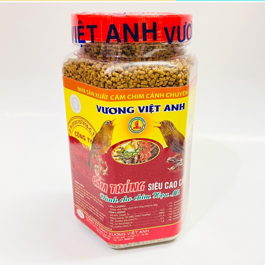 Cám chim Vương Việt Anh cám chim họa mi dạng viên phụ kiện lồng chim CC33