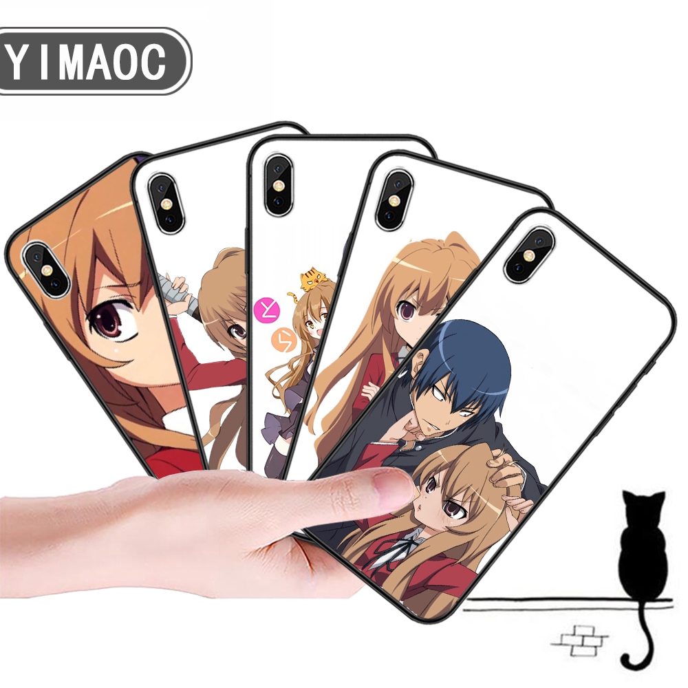 Ốp Điện Thoại Mềm Hình Anime Toradora Cho Iphone Xs Max Xr X 11 Pro 7 8 6 6s Plus