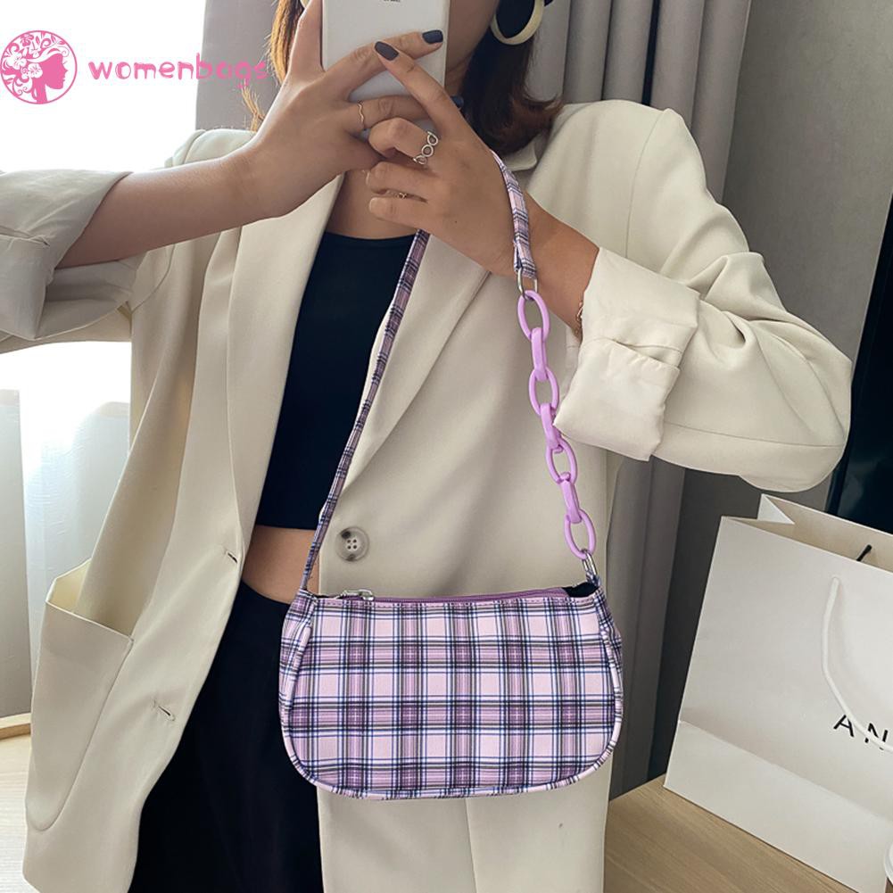 Túi xách bằng da PU phối dây xích thời trang cho nữ | BigBuy360 - bigbuy360.vn