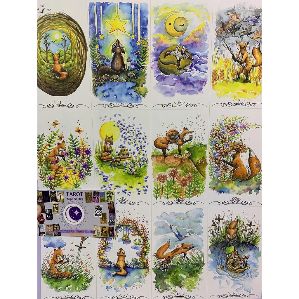 Bộ bài Tarot Renard size 7 x 12 cm