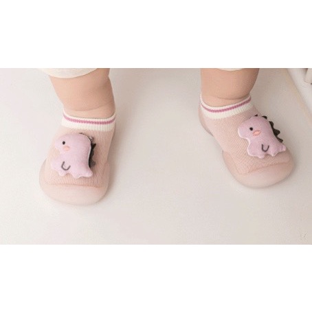 Giày bún tập đi chống trơn trượt cho bé, siêu mềm, êm, đế silicon cho bé trai bé gái