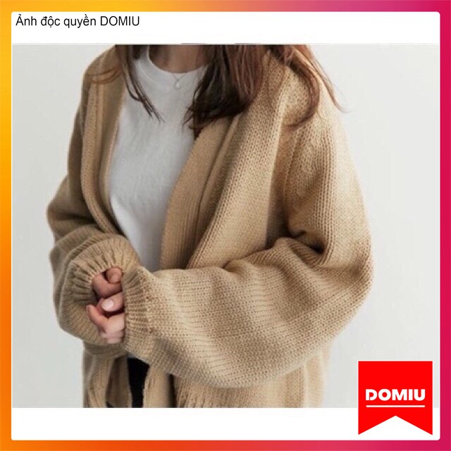 Áo cadigan nữ DOMIU chất len mùa thu đông dày dặn | BigBuy360 - bigbuy360.vn
