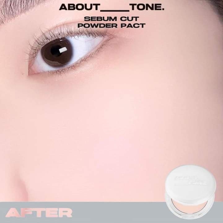 (Mẫu Mới) Phấn Phủ Nén Kiềm Dầu Và Ráo Nền Eglips About Tone Sebum Cut Powder Pact 9g