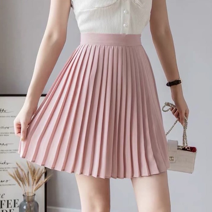 Chân váy xếp ly thời trang có quần mặc trong mẫu basic siêu hot 2020 | BigBuy360 - bigbuy360.vn