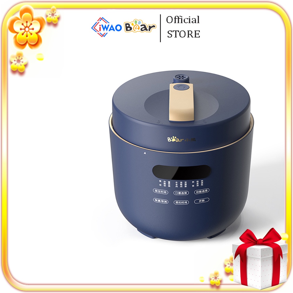 Nồi Áp Suất Điện Nồi Cơm Điện Hầm Cháo Đa Năng Dung Tích 5L Bear YLB-A50M1